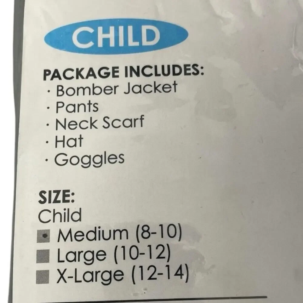 California Costumes Youth Medium 8-10 Amelia Earhart Aviator Costume 5 Pieces